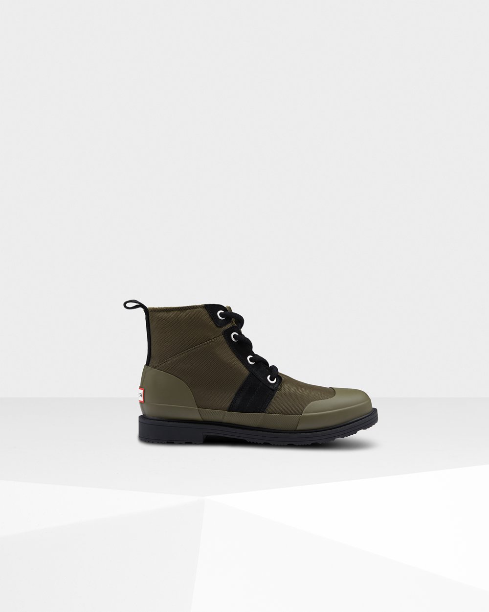 Botins Hunter Homem Pretas/Verde Oliva - Original Insulated Commando - 30AHZOSCD